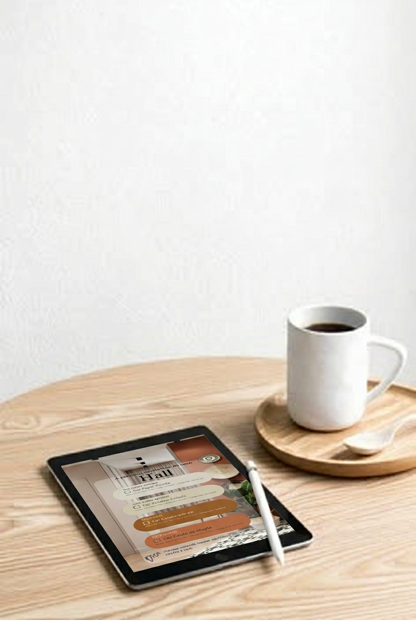 Guia digital com mais de 30 cores já pensadas para combinar entre si